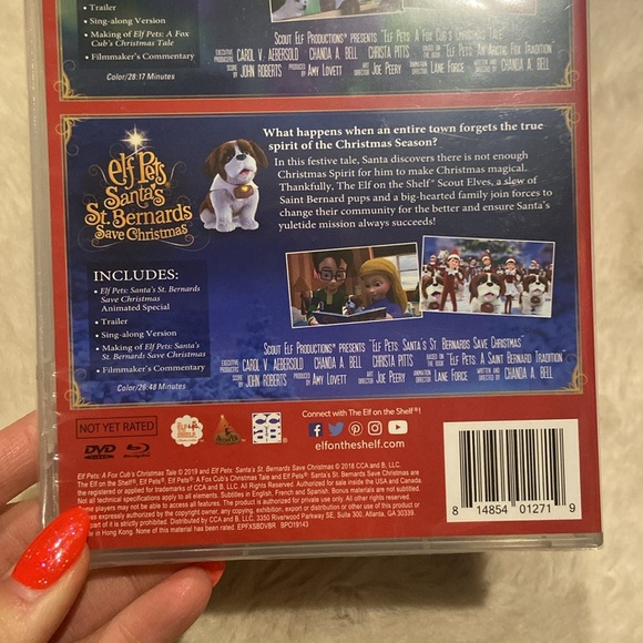 Elf Pets DVD double feature two in one NWT elf on the shelf Christmas movie - Picture 9 of 12